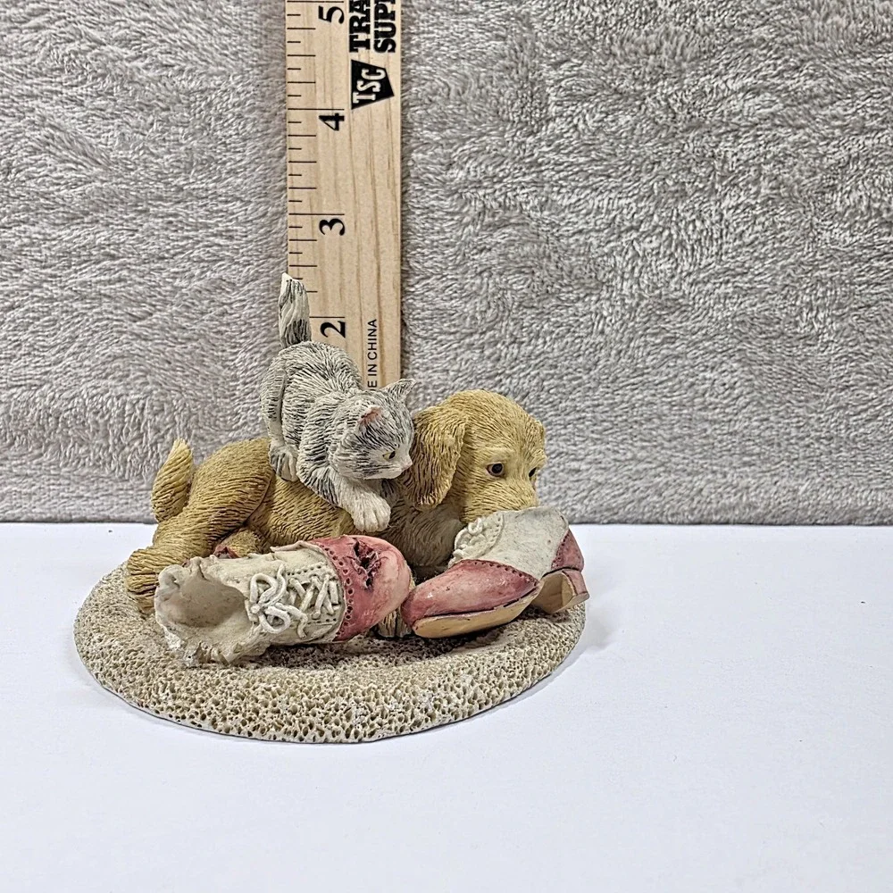 Dog & Cat Figurine Partners in Crime One Down One To Go Hamilton Gifts 1992